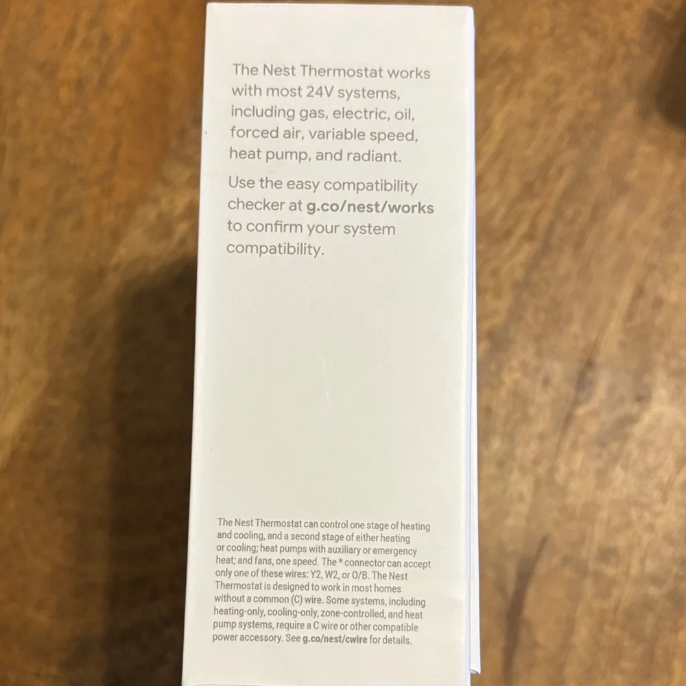 Google Nest Thermostat - Snow